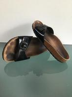 GRATIS VERZENDEN | BIRKENSTOCK Madrid lak zwarte slippers 37, Slippers, Verzenden, Zwart, Zo goed als nieuw