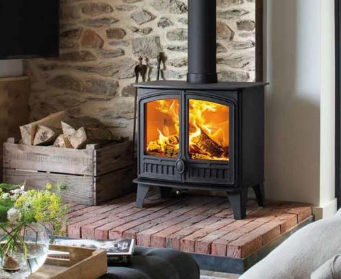 Hunter Herald 14 kW Eco - CV houtkachel, Huis en Inrichting, Kachels, Nieuw, Vrijstaand, Houtkachel, Hout, Ophalen of Verzenden