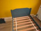 Kinderbed 180x90 cm - Donkerblauw/Grijs, Ophalen, Gebruikt, 90 cm, Eenpersoons