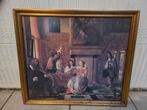 Schilderij Pieter de Hoogh - Galant Gezelschap, Antiek en Kunst, Ophalen