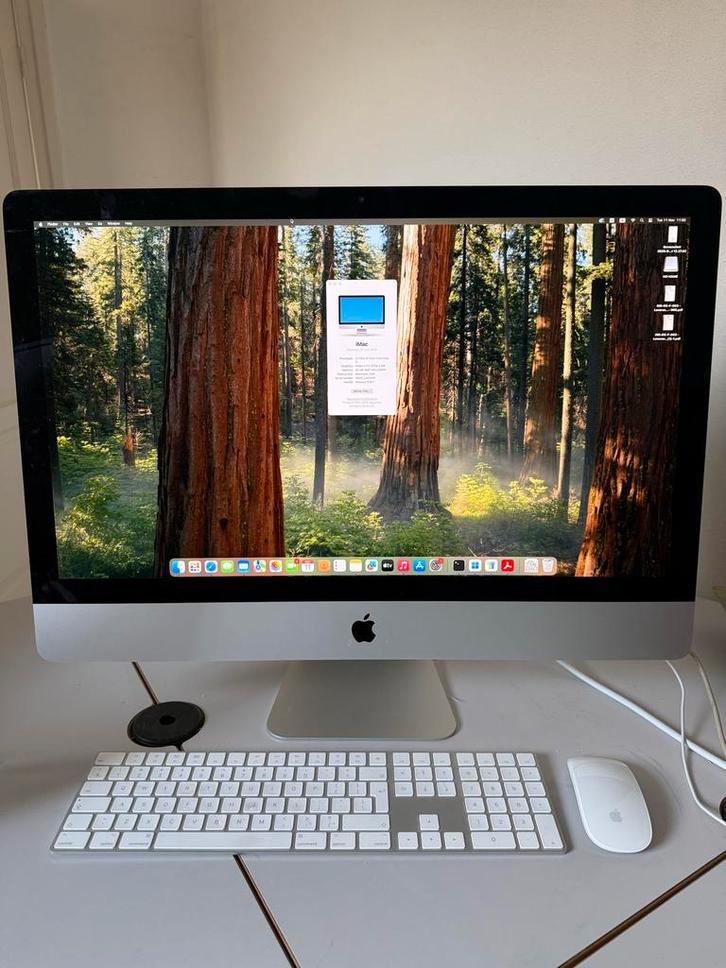 iMac 2019 27-inch Retina 5K - 32GB RAM, 1TB SSD, Computers en Software, Apple Desktops, Gebruikt, iMac, SSD, 3 tot 4 Ghz, 16 GB