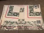 kerst placemats papier nieuw set 10 st en 15 servetten, Ophalen of Verzenden, Nieuw, Placemat