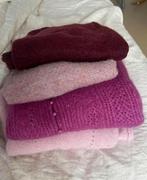 4 roze rode truien / vesten sezane,  samsøe, Roze, Sezane, Gedragen, Ophalen