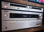 Onkyo TX-NR414 Receiver + BD-SP309 Bluray Speler, Ophalen, Gebruikt, 70 watt of meer, Overige spelers
