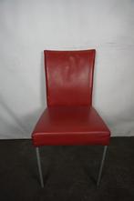 Bert Plantagie stoelen leren eetkamerstoelen vergaderstoelen, Gebruikt, Ophalen of Verzenden, Metaal, Vijf, Zes of meer stoelen