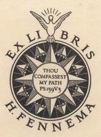 0416 Ex Libris Nederland : Mia Pot-van Regteren Altena, 1943, Verzenden