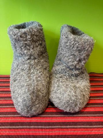  Noorse Merinowollen Sloffen - Maat 35/36 - Nieuw beschikbaar voor biedingen