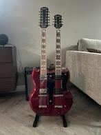 Epiphone G-1275 Limited Edition Double Neck SG Cherry 2018, Epiphone, Solid body, Gebruikt, Ophalen