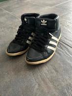 Adidas sneakers zwart wit gedragen maat 38 2/3 / 39, Wit, Ophalen of Verzenden, Sneakers of Gympen, Gedragen