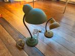 Twee Vintage Bureaulampen - Set, Huis en Inrichting, Ophalen of Verzenden, Gebruikt, Metaal, Minder dan 50 cm