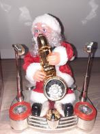 Muziek makende kerstman op drumstel, Diversen, Kerst, Ophalen of Verzenden, Zo goed als nieuw