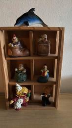 Letterbakje met mini clowns verzameling, Ophalen, Zo goed als nieuw