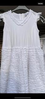 Witte feestjurk jurk wit s&d le chic salty dog 128, Meisje, Ophalen of Verzenden, Saltydog le chic, Zo goed als nieuw