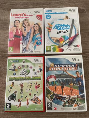 €3.50 per stuk! Wii Games - Laura's Passie, uDraw, Sports Is beschikbaar voor biedingen