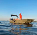 Alluminium platbodem, Watersport en Boten, Platbodems, Ophalen, Zo goed als nieuw