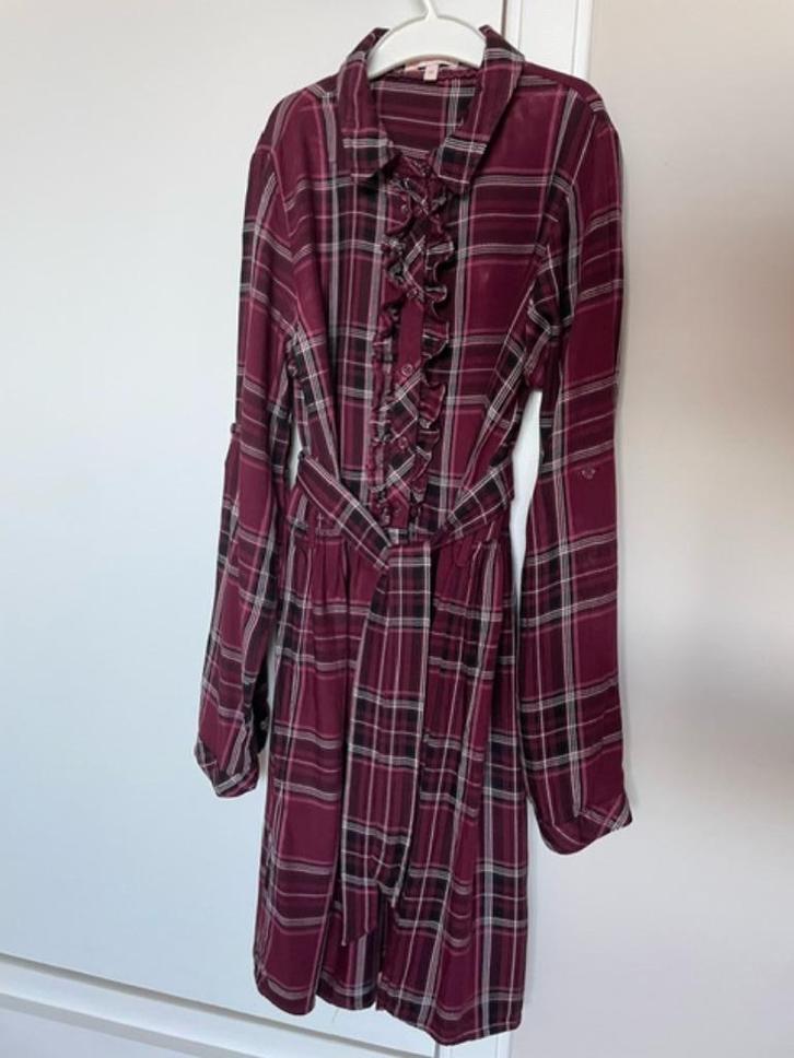 Geruite jurkje van C&A Smart & Pretty maat 146 ZGAN, Kinderen en Baby's, Kinderkleding | Maat 146, Zo goed als nieuw, Meisje, Jurk of Rok