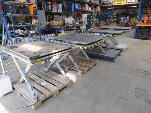 heftafel heftafels schaarheftafels werktafel  draaiplateau, Doe-het-zelf en Verbouw, Werkbanken, Gebruikt, 70 tot 120 cm, Ophalen
