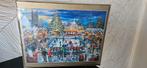 Puzzel Kerstmis schaatsbaan Puzzel 1000 stukjes, Hobby en Vrije tijd, Ophalen of Verzenden, 500 t/m 1500 stukjes, Nieuw