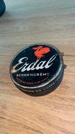 Leuk oud “ERDAL” schoencrème blik, Ophalen of Verzenden, Zo goed als nieuw