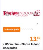 Kaartje Plopsaland Coevorden  <1m, Tickets en Kaartjes, Eén persoon, Ticket of Toegangskaart