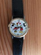 Disney quartz horloge Movt Japan Mickey & Minnie Mouse, Ophalen of Verzenden, Gebruikt, Staal, Overige merken
