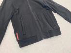 Prada Zipped Hoodie Black Size M, ., Zwart, Nieuw, .
