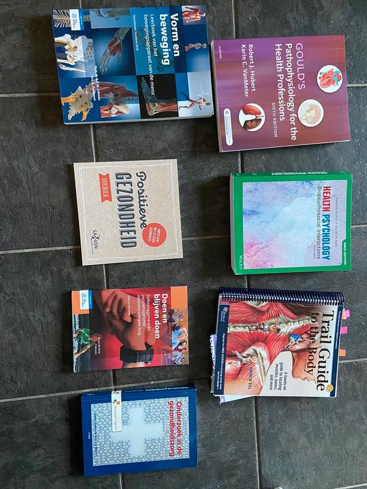 Set studieboeken Gezondheid / Geneeskunde / Paramedisch, Boeken, Studieboeken en Cursussen, Zo goed als nieuw, HBO, Beta, Ophalen of Verzenden