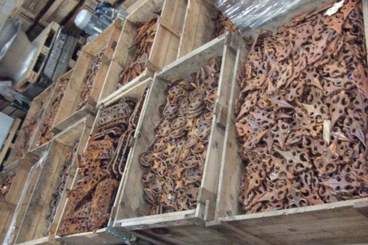 Sierpunten voor hekwerk, Tuin en Terras, Tuinhekken en Hekwerk, Gebruikt, Sierhekwerk, IJzer, Ophalen