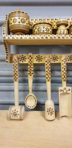 houten lepelset 12 delig, Ophalen of Verzenden, 'T Olde Gre-j, Info@toldegrej.nl, Endepoelstraat 20f Didam