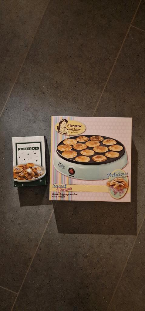 Bestron Poffertjespan + Mix - Nieuw!, Witgoed en Apparatuur, Wafelijzers, Nieuw, Ophalen of Verzenden