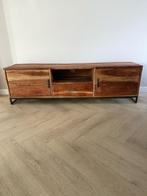 Houten tv meubel, Huis en Inrichting, Kasten | Televisiemeubels, Ophalen, Gebruikt, 150 tot 200 cm, Minder dan 100 cm