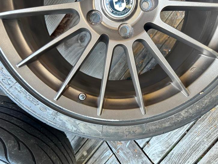 HRE 18" Breedset BMW Nankang Semislicks, Auto-onderdelen, Banden en Velgen, Banden en Velgen, Zomerbanden, 18 inch, 255 mm, Personenwagen