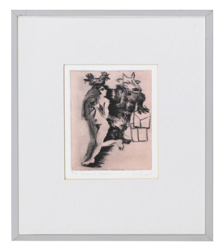 Hermien van Herpt - ets, Antiek en Kunst, Kunst | Etsen en Gravures, Ophalen
