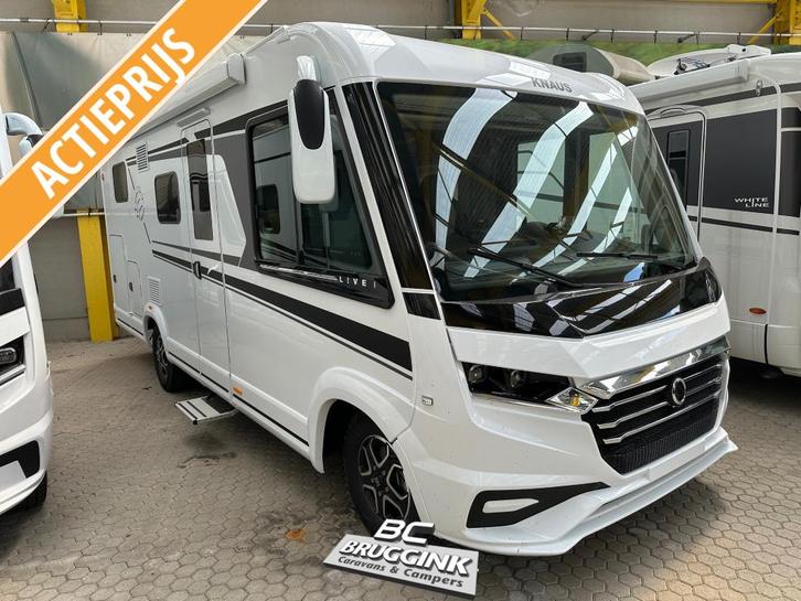 Knaus L!ve I 650 MEG, Caravans en Kamperen, Campers, tot en met 5, Integraal, Knaus, Fiat, Diesel, Automaat, Cassettetoilet, Ringverwarming