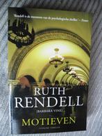 Motieven-Ruth Rendell, Boeken, Ophalen of Verzenden, Zo goed als nieuw, Ruth Rendell, Europa overig