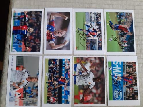 278 origineel gehandtekende foto's van 23 Europese ploegen, Verzamelen, Sportartikelen en Voetbal, Zo goed als nieuw, Spelerskaart