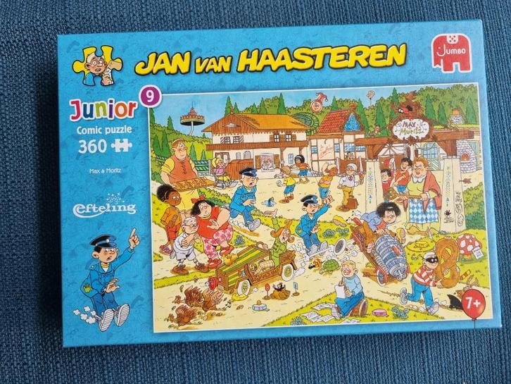Jan van haasteren 360 stukjes Efteling, Max & Moritz, Kinderen en Baby's, Speelgoed | Kinderpuzzels, Zo goed als nieuw, 6 jaar of ouder