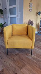 Okergele stoel, Huis en Inrichting, Fauteuils, Ophalen, Zo goed als nieuw, 50 tot 75 cm