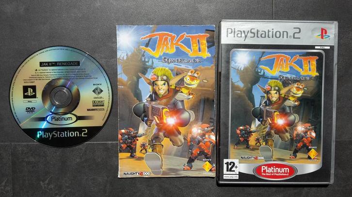 PS2 - Jak II Renegade - Playstation 2 Jak & Daxter Spel, Spelcomputers en Games, Games | Sony PlayStation 2, Zo goed als nieuw