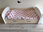 Kinderbed 160x80, met treinsticker, matras en opberglade, Ophalen, Gebruikt, 70 tot 85 cm, Matras