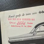 Ford - 1956 (#6) brochure folder, Verzenden, Gelezen, Ford