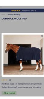 Nieuw navy wollen deken Dominick 6.6 150/200 cm, Dieren en Toebehoren, Paarden en Pony's | Dekens en Dekjes, Ophalen of Verzenden