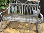 Gietijzeren schommel tuinbank, Ophalen, Zo goed als nieuw, Metaal