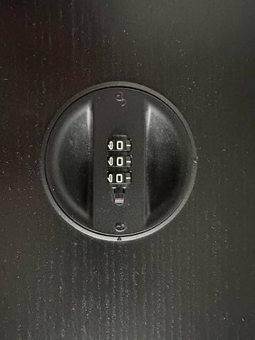 Galant archiefkast zwart met schuifdeur en codeslot - afbeelding 3