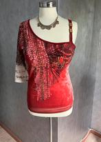 Nieuw Legatte = Save The Queen V 5 XL Bordeaux rood top, Ophalen of Verzenden, Nieuw, Rood, Lange mouw