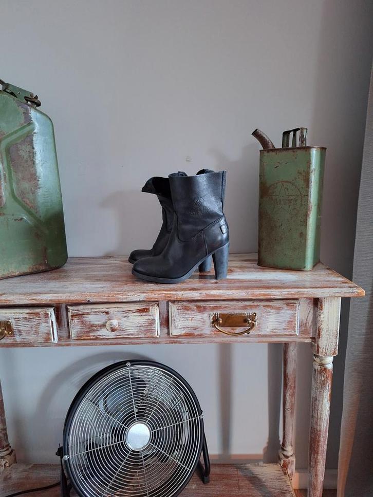 📦 Shabbies Amsterdam dames enkellaarzen in maat 36, Kleding | Dames, Schoenen, Zo goed als nieuw, Lage of Enkellaarzen, Zwart