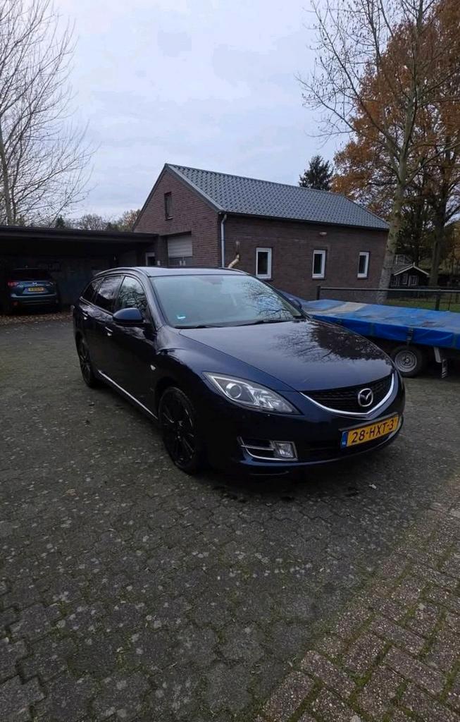 Mazda 6 2.0 Sportbreak 2009 Blauw stagion, Auto's, Mazda, Particulier, Benzine, B, Stationwagon, Handgeschakeld, Origineel Nederlands