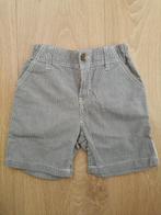 H&M korte broek blauw wit gestreept maat 86, Gebruikt, Broekje, H&M, Ophalen of Verzenden