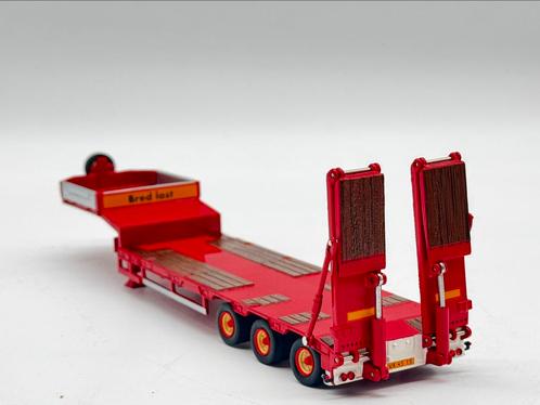 TEKNO GOLDHOFER uitschuifbare dieplader kleppen TORBEN RAFN, Hobby en Vrije tijd, Modelauto's | 1:50, Nieuw, Bus of Vrachtwagen