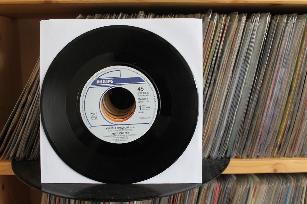 7" Single Anny Schilder (BZN) - Mandola Mandoline / Tria Nes, Gebruikt, 7 inch, Single, Ophalen of Verzenden